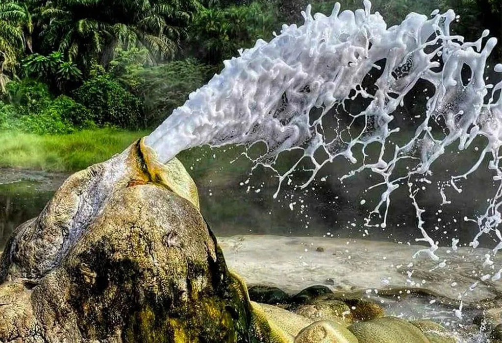 The Male and Female Hot springs in Uganda