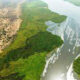 The Swampy Lake Kyoga in Uganda