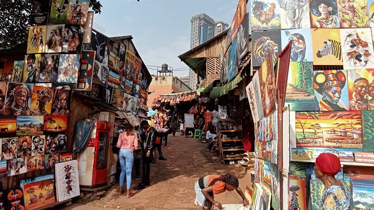 Can I buy Ugandan crafts and souvenirs locally?