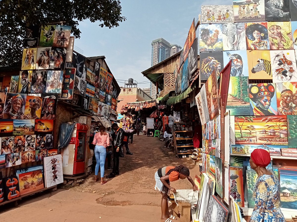 Can I buy Ugandan crafts and souvenirs locally?