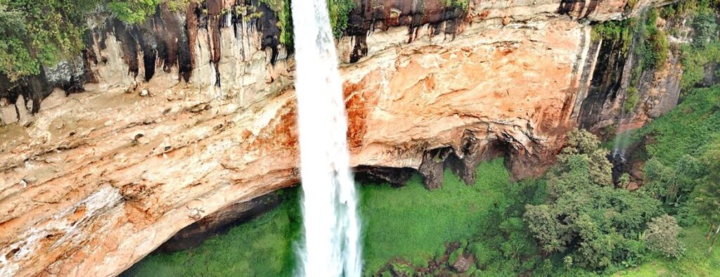 Can I swim at Sipi Falls?