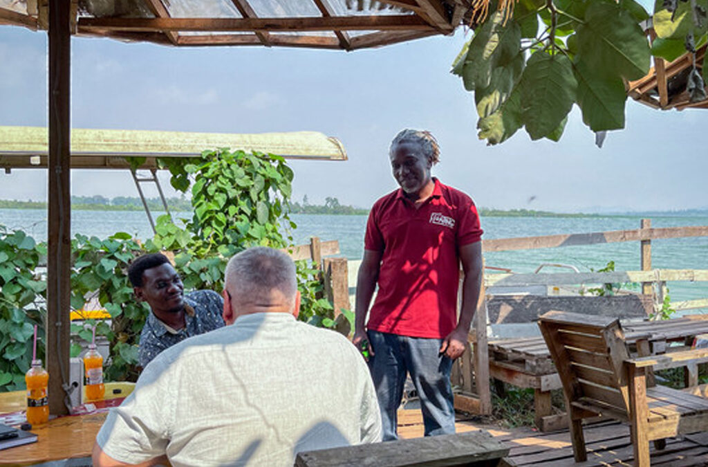 The Floating Restaurant in Luzira, Uganda