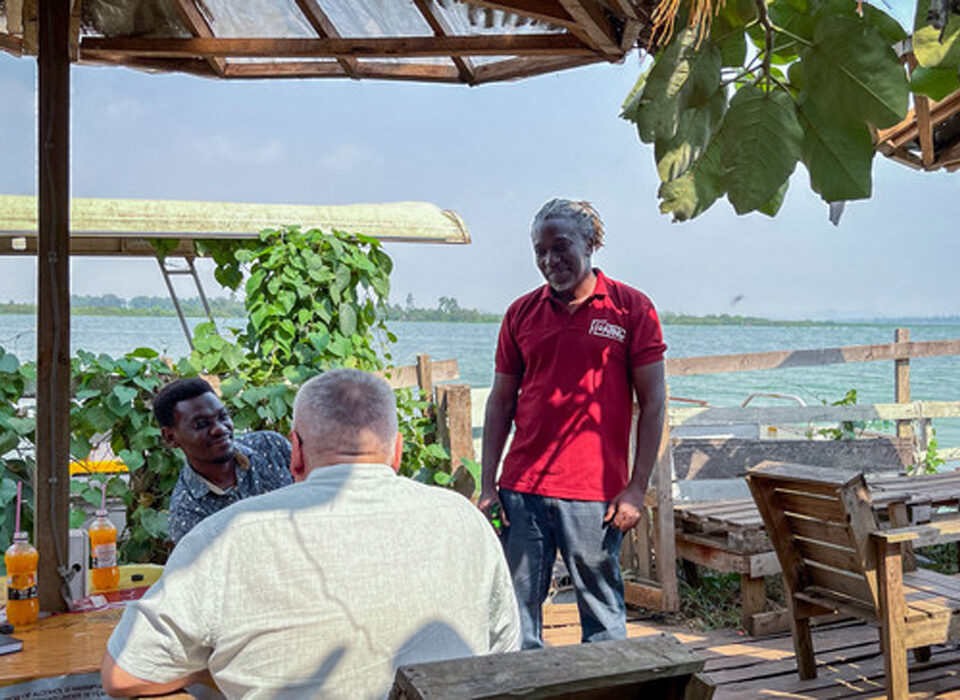 The Floating Restaurant in Luzira, Uganda