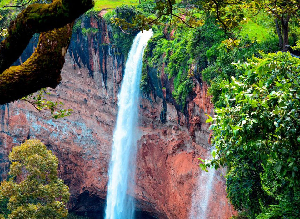 Visiting Sipi Falls in Uganda