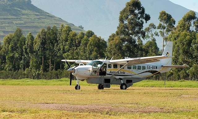 Can I book a private charter flight within Uganda?