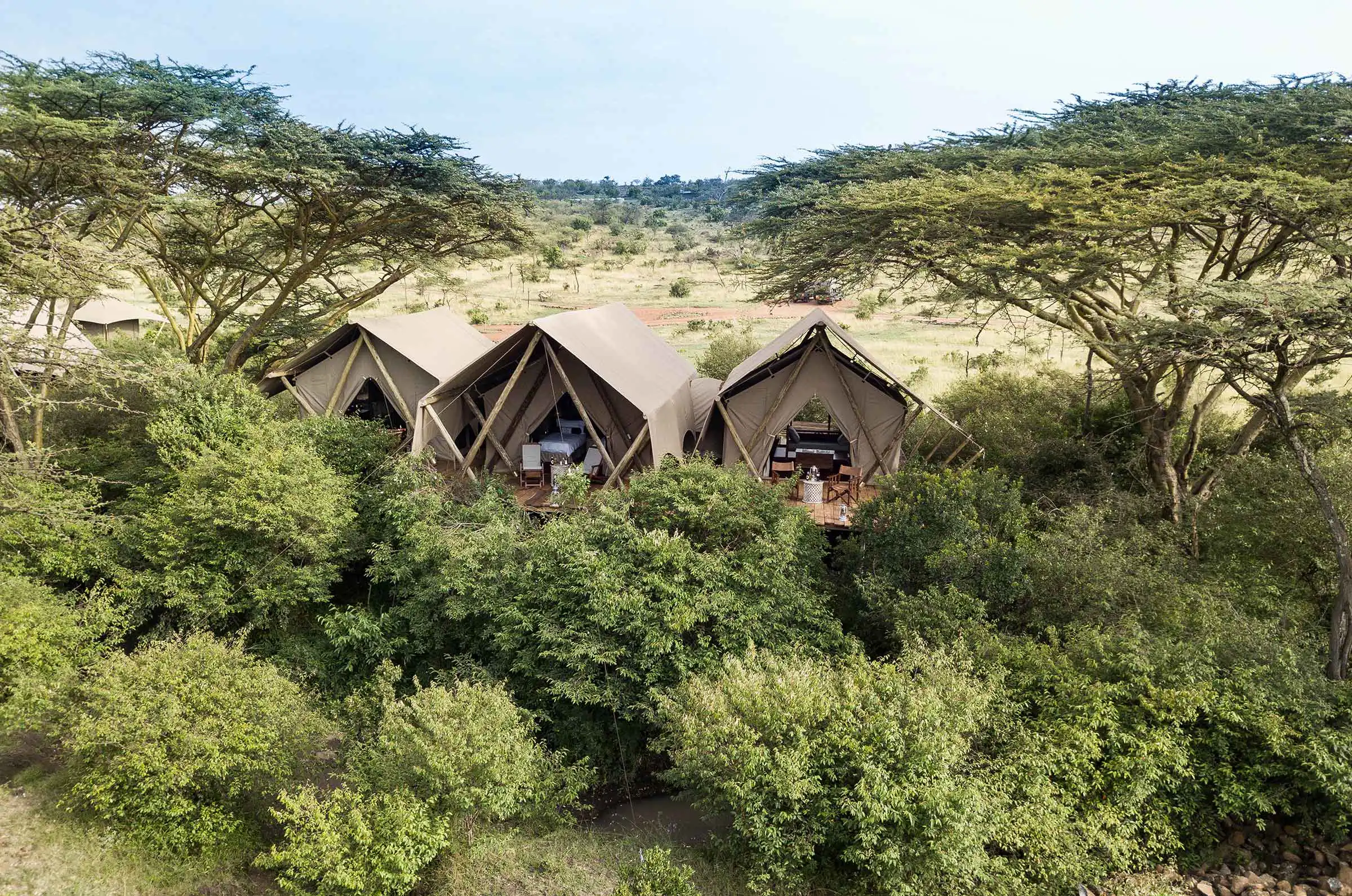 Can I camp inside Kenyan national parks?