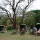 Can I camp inside Kenyan national parks?