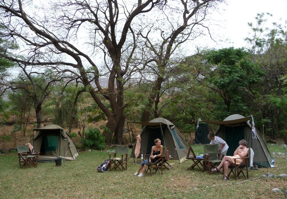 Can I camp inside Kenyan national parks?