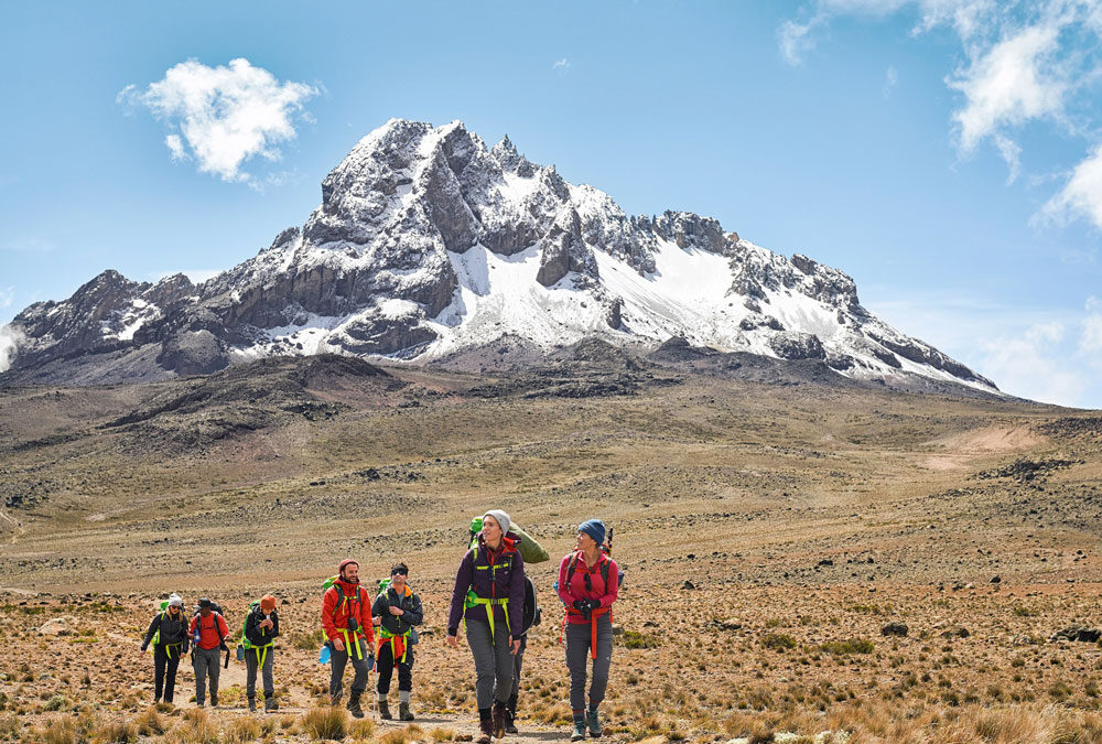 How hard is the Mount Kenya climb compared to Kilimanjaro?