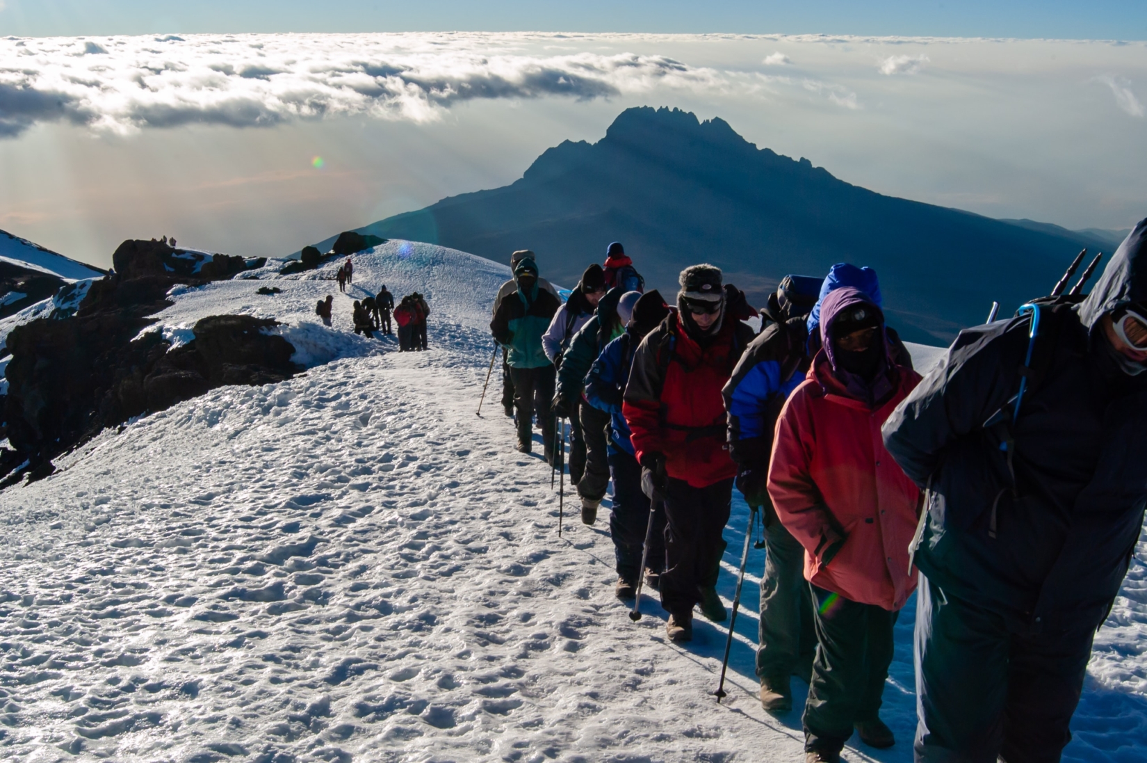 How hard is the Mount Kenya climb compared to Kilimanjaro?