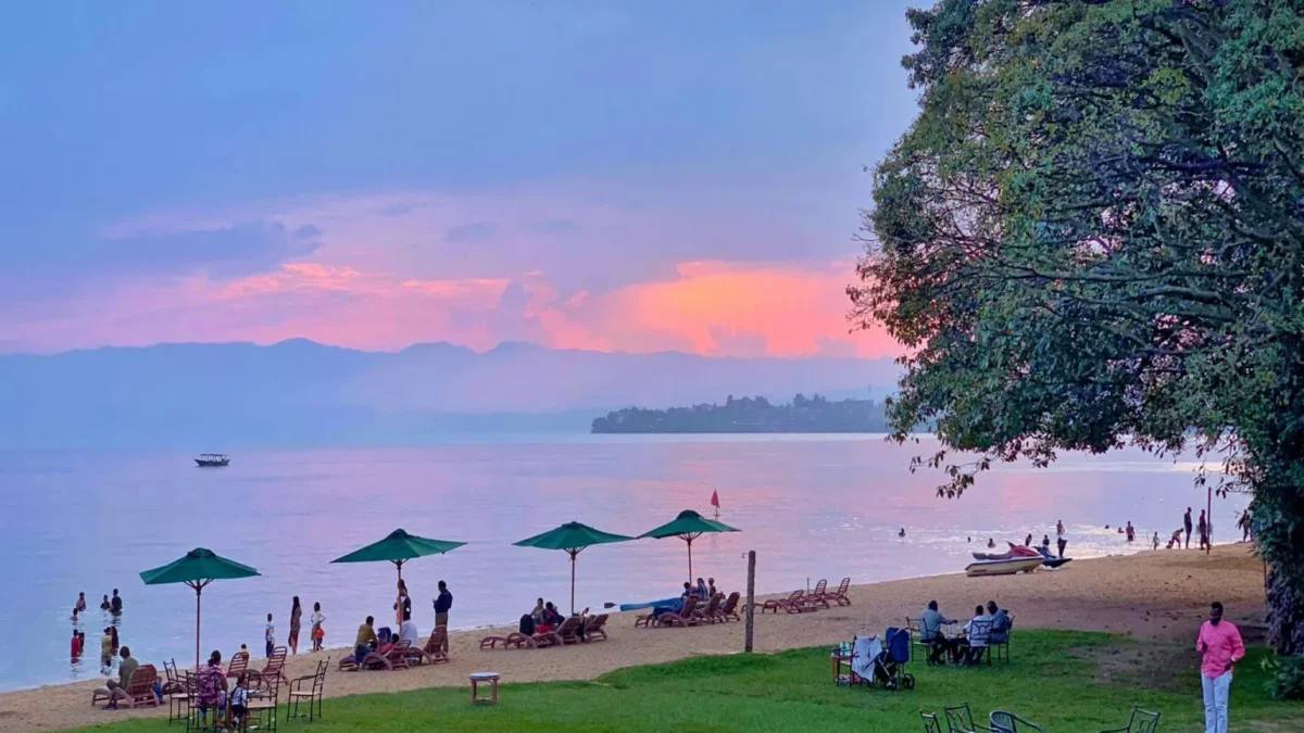 Is Lake Kivu good for swimming?
