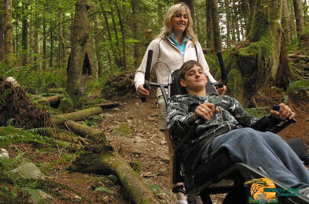 Does someone with disabilities go for hiking?