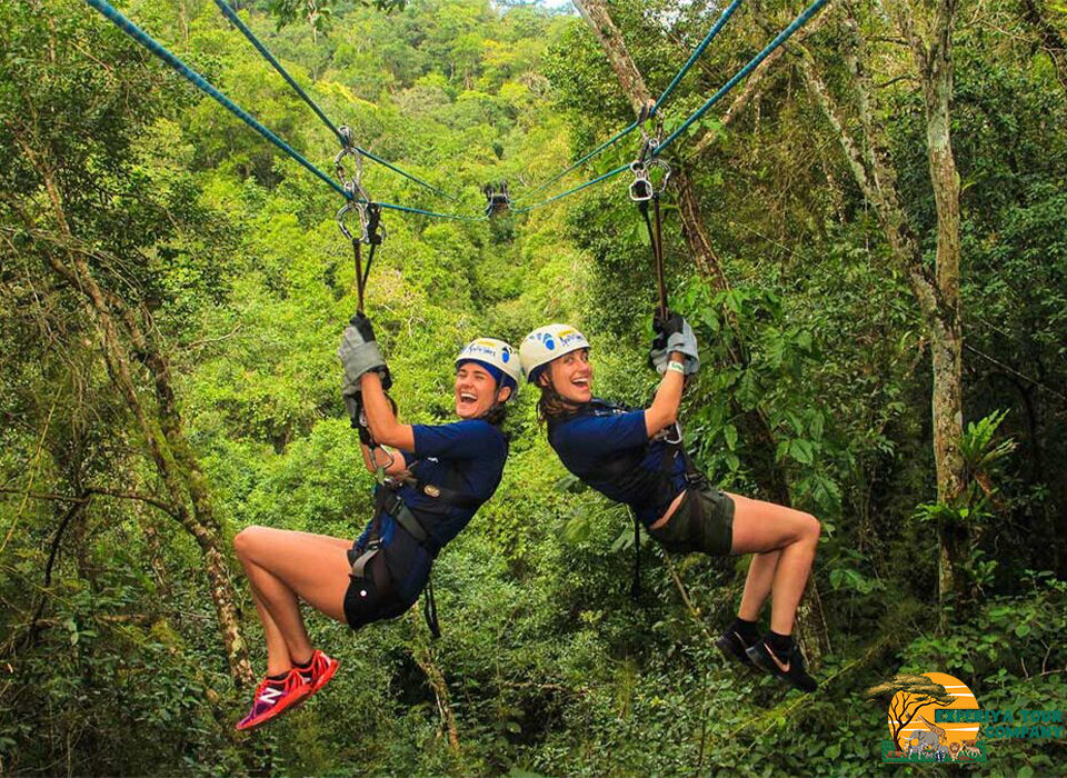 Zip Lining Through Mabira Forest