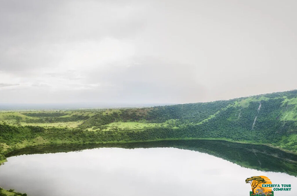 Katwe Explosion Crater Lake in Queen Elizabeth National Park