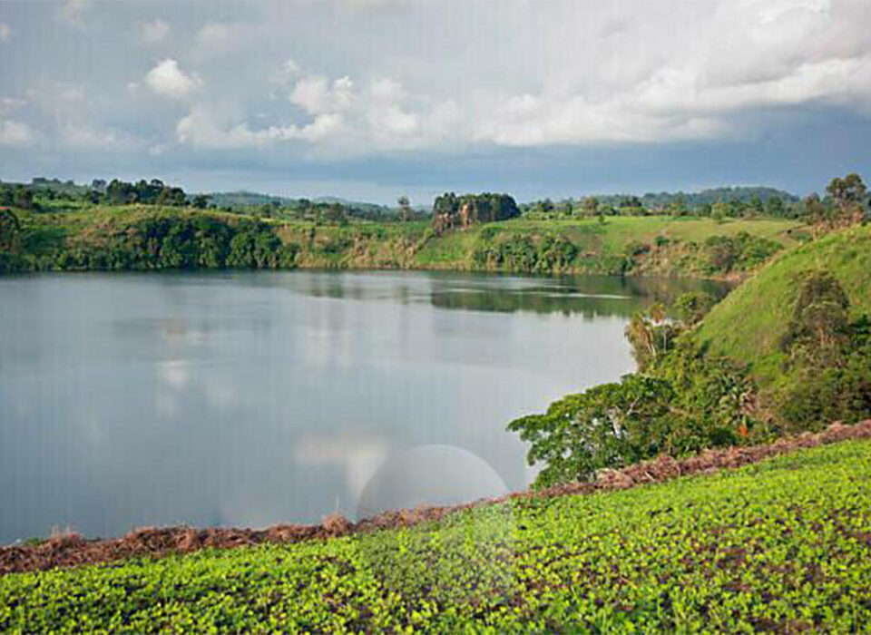 Lake Nyabikere Crater Lake in Uganda