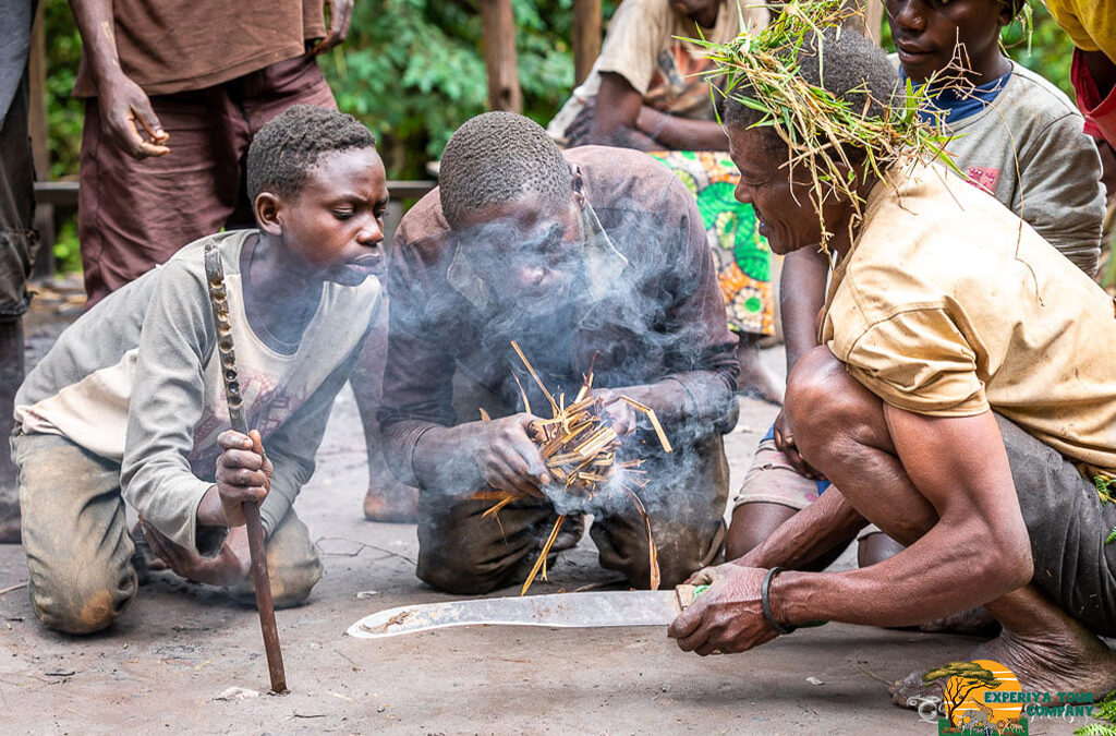 Filming the Batwa Pygmies in Uganda