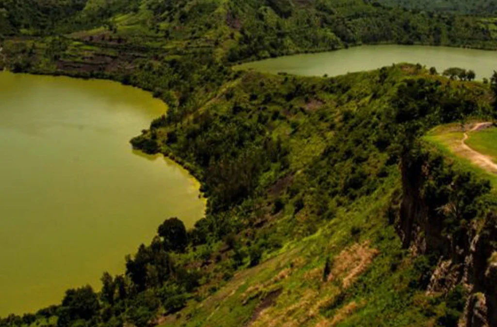 Twin lakes of Rubirizi