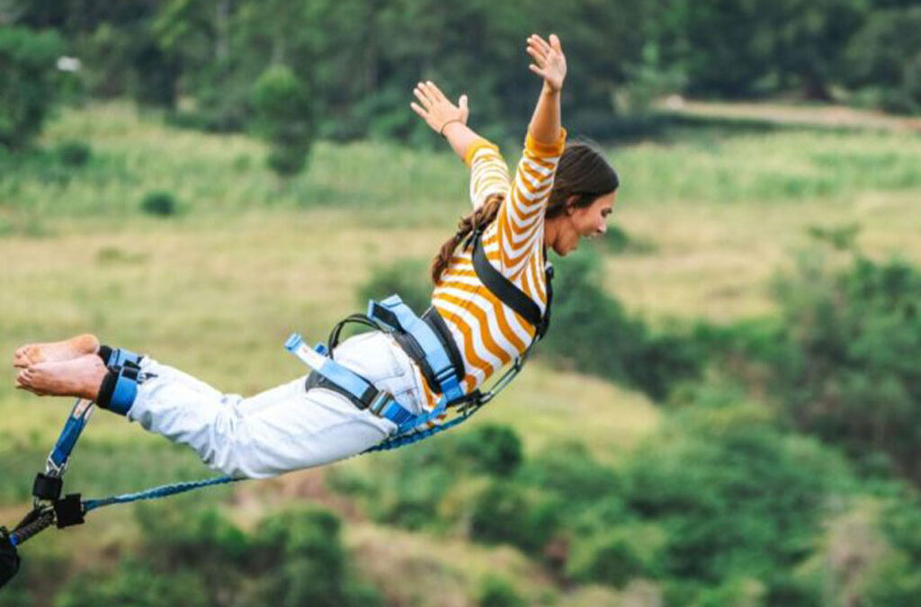 Bungee Jumping on the Nile River